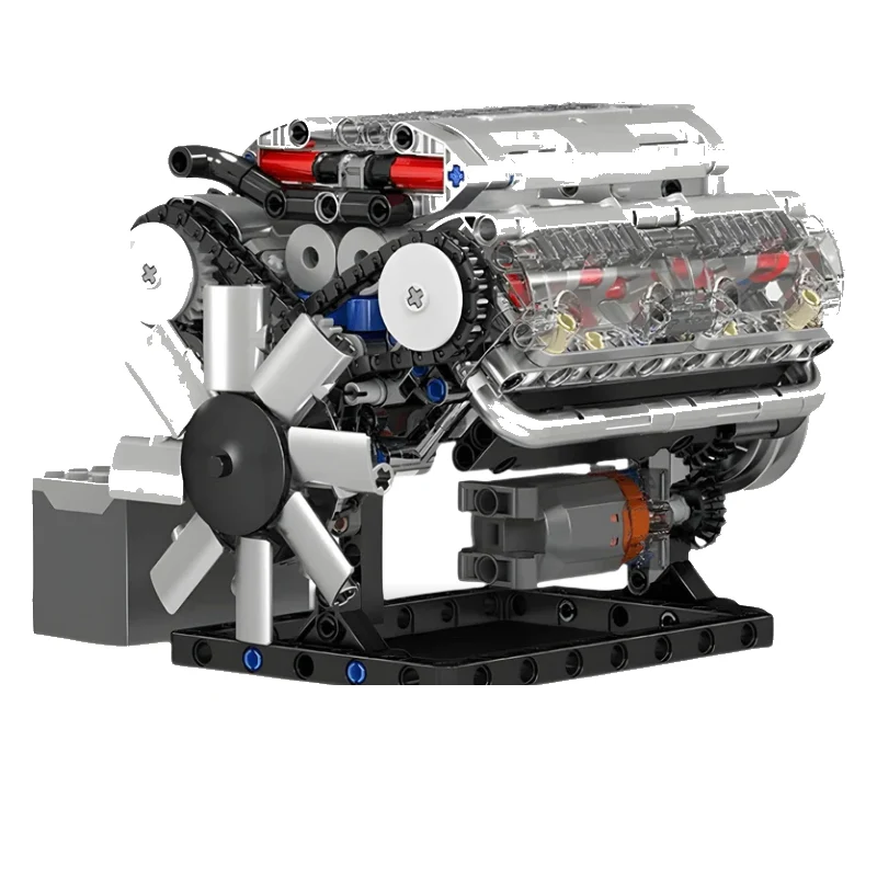Motor V8 Mould King Motorizado | 534PCS - imagem principal