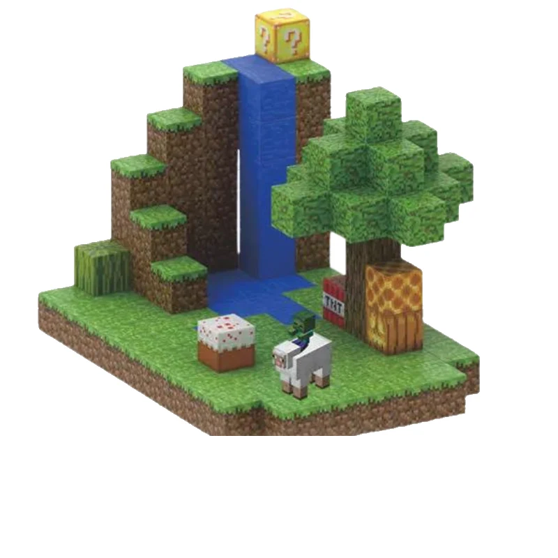 Cascata - Blocos Magnéticos Minecraft | 128PCS