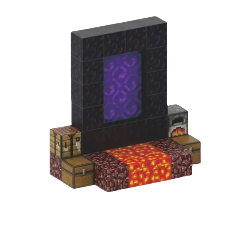 Portal do Nether - Blocos Magnéticos Minecraft |  32PCS