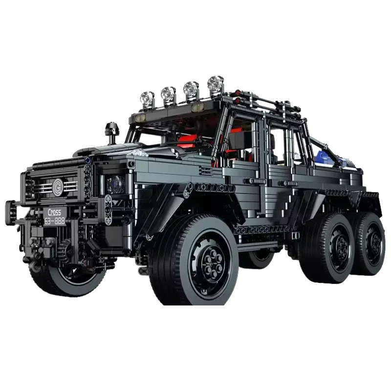 Black Pickup G63 6X6 | 3300PCS