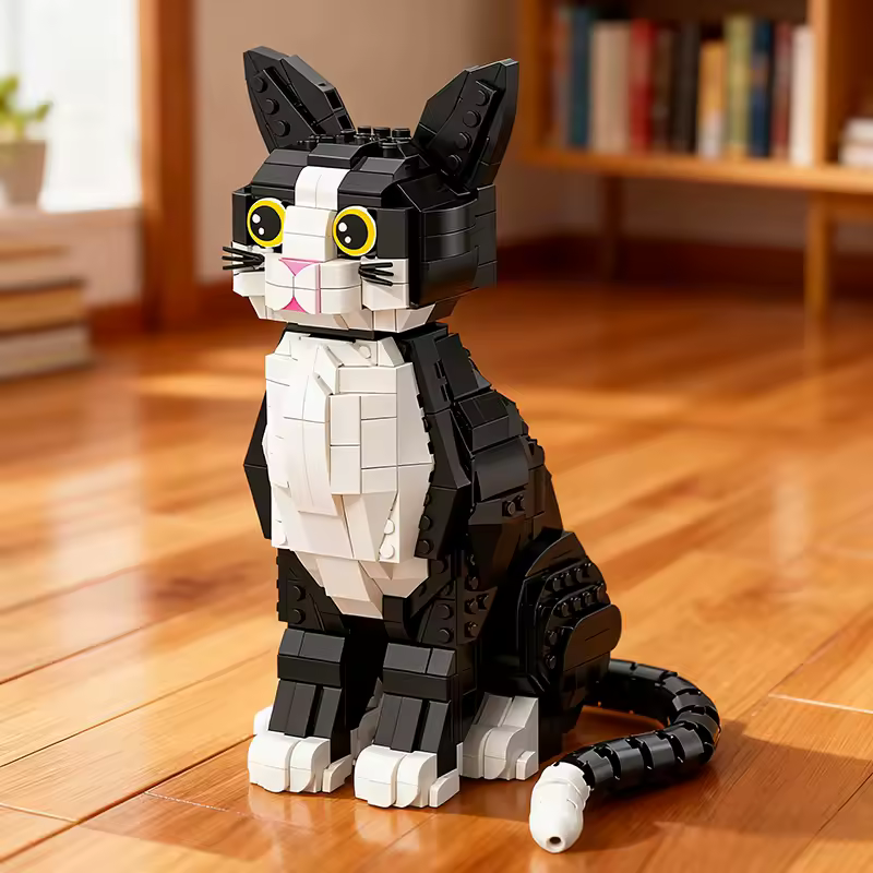 Gato Preto e Branco | 801PCS