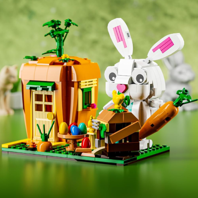 Coelho Casa de Cenoura | 414PCS