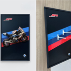 Quadro Moto BMW M 1000 RR | 50x80cm