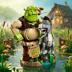 Shrek, Burro e Gato de Botas | 1403PCS